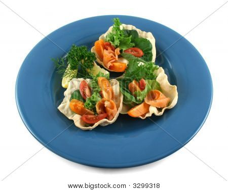 Salmone Pappadums
