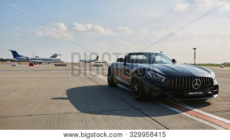 Kyiv, Ukraine - September 2, 2017: Mercedes Benz Amg Gt 50 Edition Sports Car. A New 2017 Supercar D
