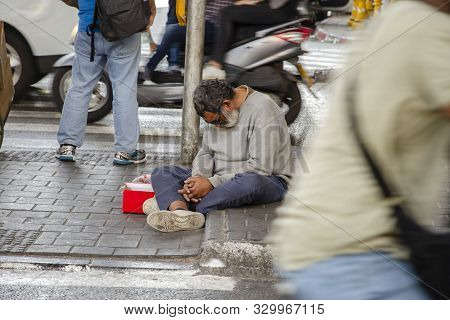 Israel. Tel-aviv. 15.04.2018. The Man Who Lost Hope