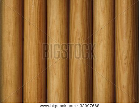 Wooden Poles As A Background