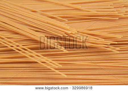 Whole Grain Of Spaghetti For Background And Texuture