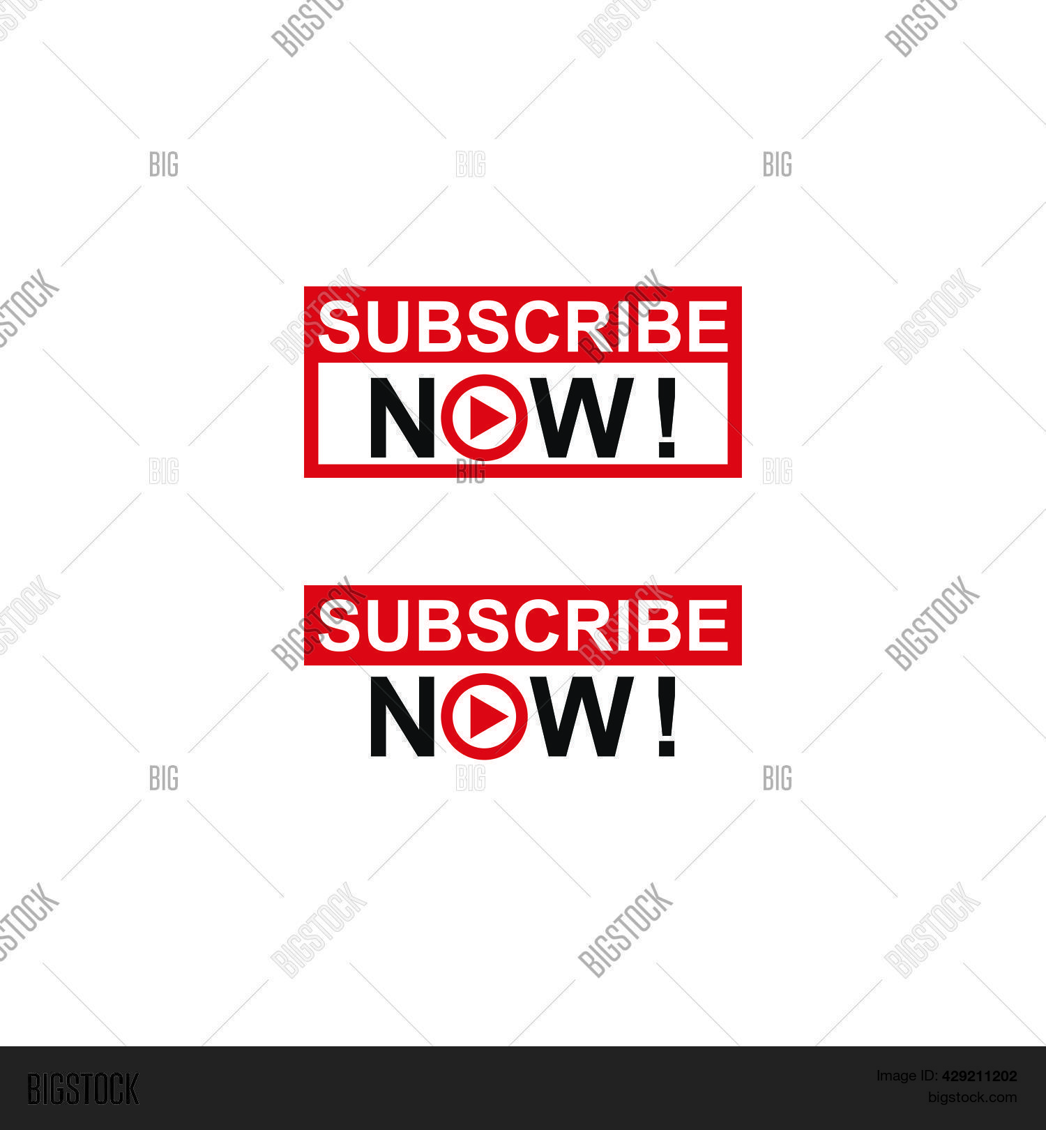 Subscribe Now Icon Vector & Photo (Free Trial) | Bigstock