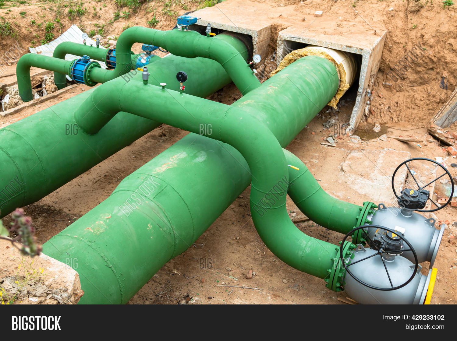 New Water Supply Pipes Image & Photo (Free Trial) Bigstock