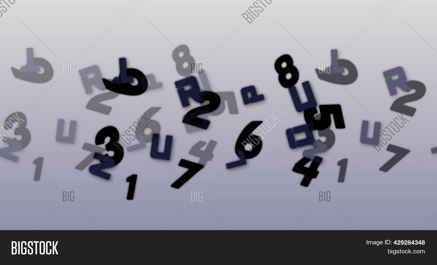 Numbers Image Multiple Digital Image Multiple Image & Photo (Free Trial) | Bigstock