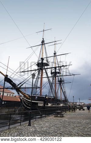 Hartlepool, U.k - July 27, 2021: The National Museum Of The Royal Navy , In The North Of England. Th