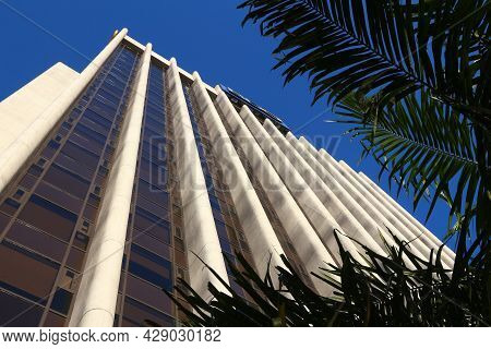 Manila, Philippines - November 28, 2017: Bdo Corporate Center Office Building In Makati City, Metro 
