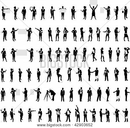 ensemble de personnes d'affaires