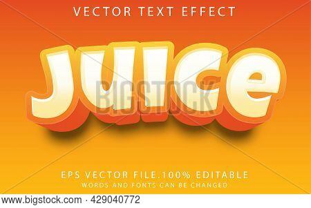 About Juice Text Effects Template Graphic Premium