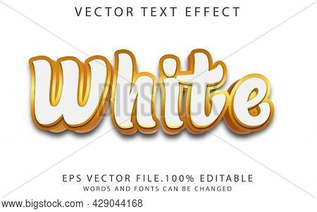 About White Text Effects Template Graphic Premium