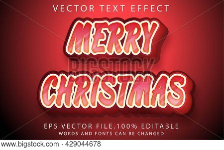 About Merry Christmas Text Effects Template Graphic Premium