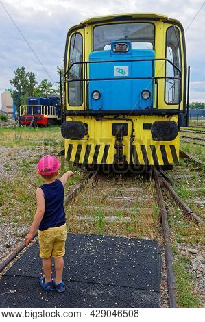 Neuf-brisach, France, June 27, 2021 : Who'll Stop The Train. A Group Of Volunteers Regularly Operate