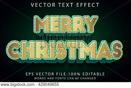 About Merry Christmas Text Effects Template Graphic Premium