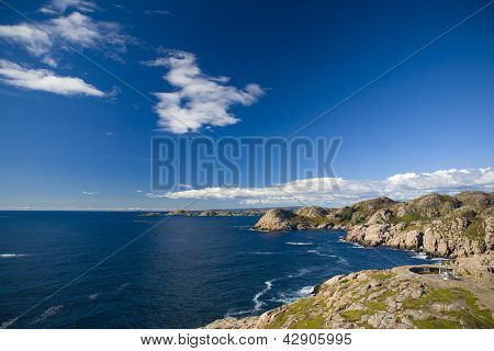 landskab i nærheden af Lindesnes, Norge
