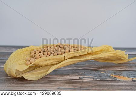 Tofu Skin, Or Locally Known As Foochuk Is A Food Product Made From Soybean Film When Boiling Of Soy 