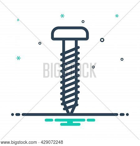 Mix Icon For Screw Bolt Adjustable Fixing Rivet Screwhead Nail