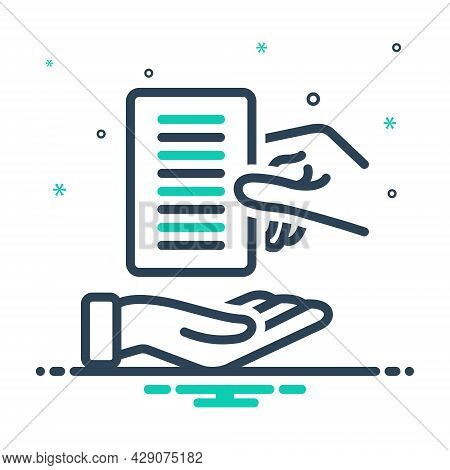 Mix Icon For Obtain Receive Gain Acquire Take Achieve Attain Collect Pick-up