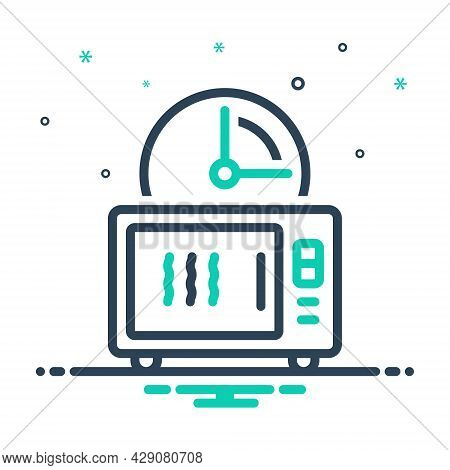 Mix Icon For Quickly Machine Appliance Timer Soon Speedily Facilely Hastily In-a-hurry Swiftly Pront