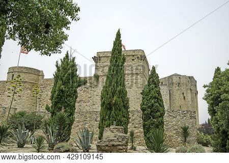 Beautiful Castle Of Santiago In Sanlucar De Barrameda, Cadiz, Andalusia, Spain
