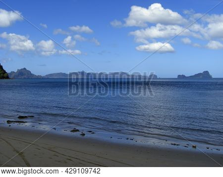 Lovely Beach Near El Nido On The Island Palawan On The Philippines 18.12.2012