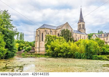 View At The Church Of Saint Sulpice In Le Bugue - France