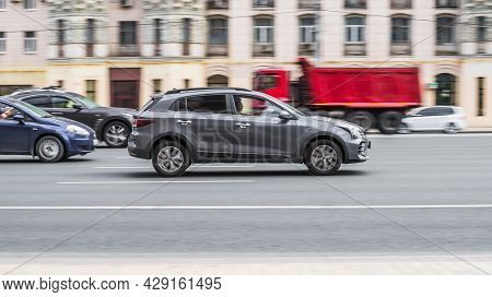Kia Rio 2020 Facelift. Russian Version Differs With The Yb Rio With A Different Design, Longer Wheel