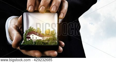 Real estate and construction industry concept