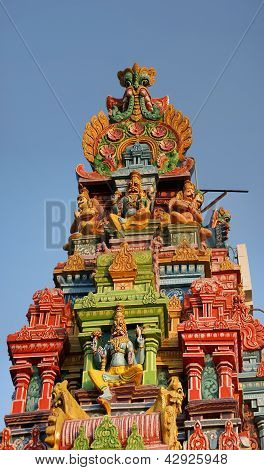 传统印度教庙南印度喀拉拉邦