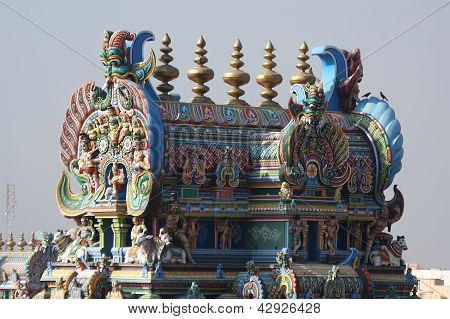 Madurai India Tamil Nadu 11 marzo 2011. Tempio indù di Meenakshi.