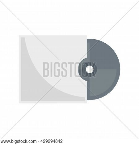 Storage Cd Disk Icon. Flat Illustration Of Storage Cd Disk Vector Icon Isolated On White Background