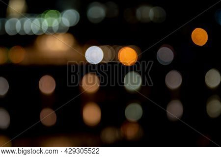 Christmas Lights Bokeh Balls Backround Or Backdrop - Holiday Celebrations