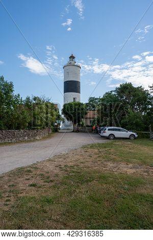 June 27, 2021 - Ottenby, Sweden: The Lighthouse Tall Jan A Beautiful Summer Day. These Days Have Bro