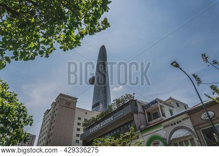High Skyscraper In Ho Chi Minh City. Ho Chi Minh, Vietnam - March 19, 2020