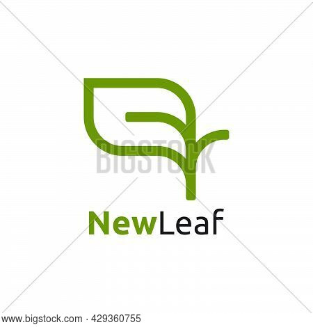 Illustration Farm Fresh Organic Logo Vector On White Background
