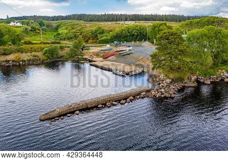 The Pier At Lough Craghy, Tully Lake - Part Of The Dungloe Systen