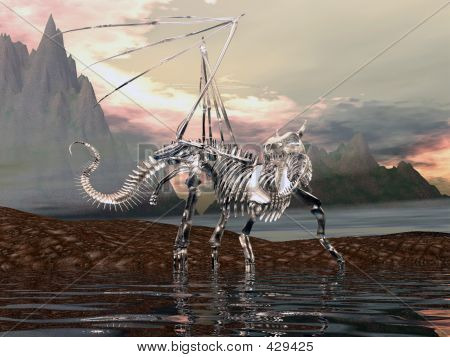 Skelett dragon