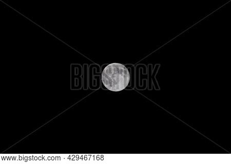 Amazing Full Moon With All The Craters Visible Clearly