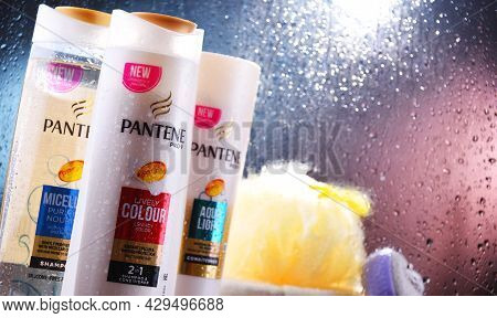 Containers Of Pantene Products