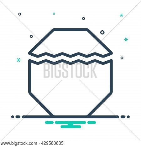 Mix Icon For Part Portion Piece Division Share Slice