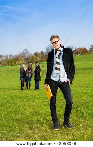 Vertrouwen Student In Park