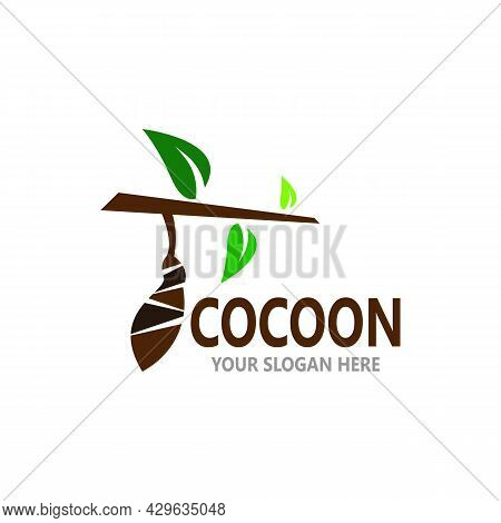 Cocoon Icon And Symbol Vector Template Illustration