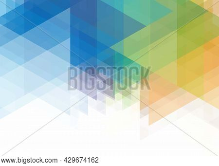 Abstract Geometric Colorful Cover, Background. Vector Design.