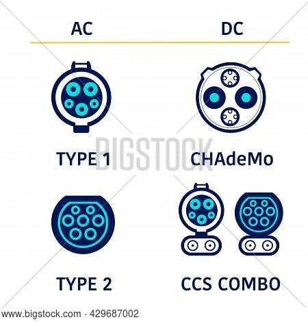 The Difference Ev Charging. Connector Type 1, Type 2,