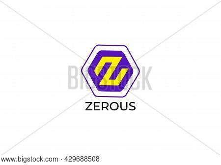 Zerous Abstract Z Letter Modern Geometric Logo Design