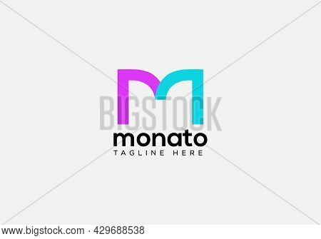 Monato Abstract M Letter Modern Logo Design