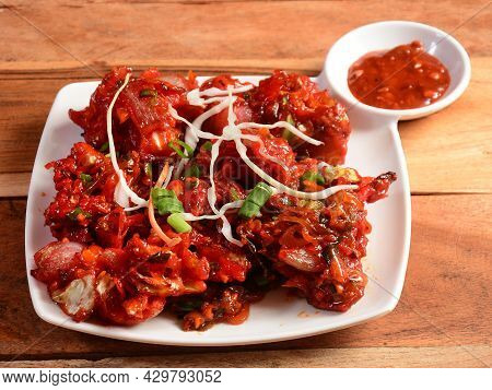 Veg Crispy Is Batter Fried Vegetables Tossed With Chinese Sauce Tastes Tangy. It's A Popular Starter