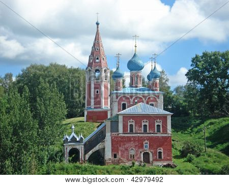 Kerk van prins Dmitri op het bloed, Rusland