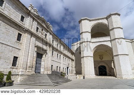 San Benito Church And Square In Valladolid, Spain.