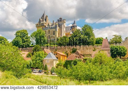 View At The Castle Monfort In Vitrac Village - France