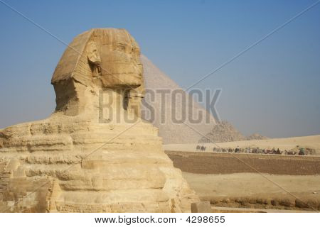 Starověké Sfinga v Egyptě