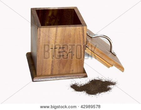 Caddy herbaty i herbaty luzem.